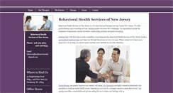Desktop Screenshot of behavioralhealthservicesofnewjersey.com